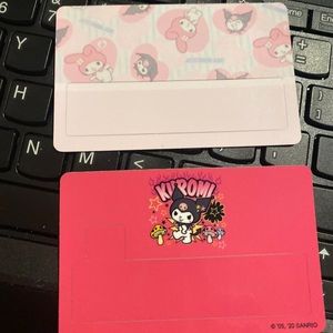 Sanrio Kuromi My Melody sticker Debit Card